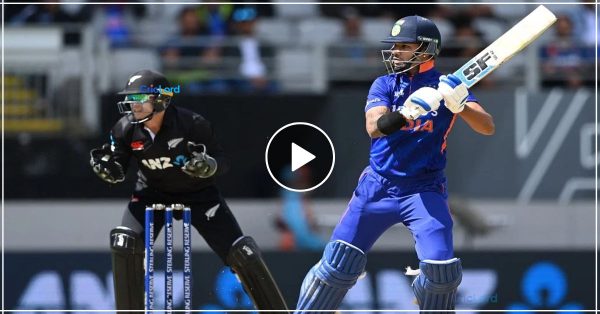 IND vs NZ: न्यूजीलैंड के खिलाफ पहले वनडे मैच में भारतीय टीम ने की शानदार बल्लेबाजी, टीम ने खड़ा किया इतने रनों का लक्ष्य,