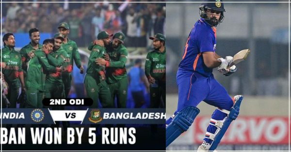 IND vs BAN: चोटिल होने के बाद भी रोहित ने नहीं मानी हार, आखिरी ओवर तक लड़ते रहे लेकिन 5 रनो से हारी इंडिया, 27 गेंदों में रोहित ने जड़ा अर्धशतक