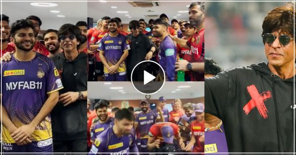 जीत के बाद KKR के ड्रेसिंग रूम में शाहरूख खान ने मचाया बवाल, सबको शराब से नहलाकर खिलाड़ियों ने मनाया जश्न, शाहरुख़ खान ने किया नागिन डांस- video